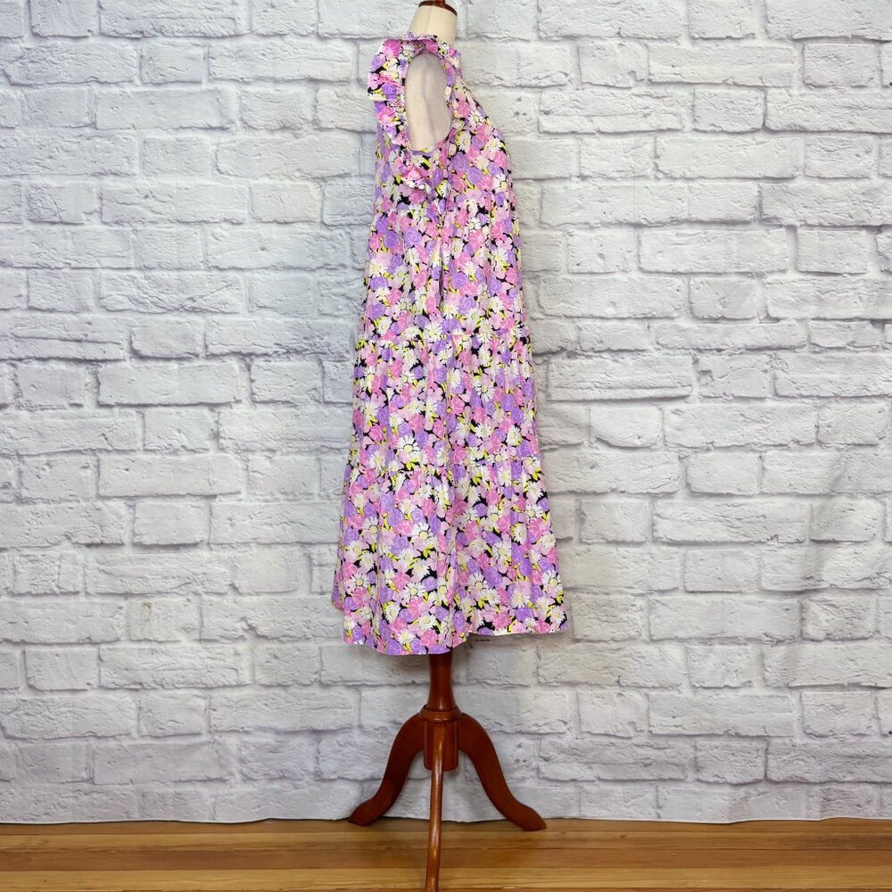 Anthropologie Cras Myra Floral Tiered Midi Dress - Picture 4 of 7